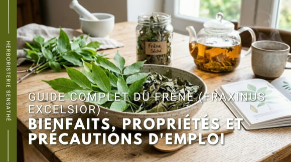 Guide complet du frêne (Fraxinus excelsior)  bienfaits, propriétés et précautions d'emploi - Herboristerie Sensathé